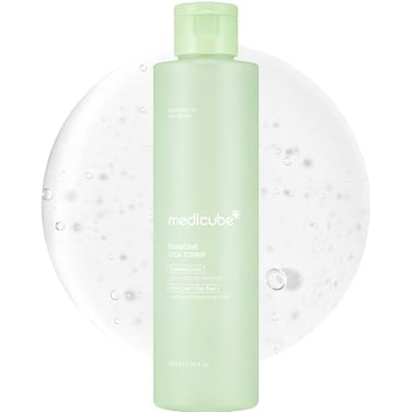 Medicube Exosome Cica Toner, Daily Soothing Toner With Exosome Cica, Heartleaf, Tea Tree, 12 Kinds Of Cica, Low Irritation, Sebum Care Korean Skin Care, For Stressed Skin (210ml / 7.10 Fl.Oz.)