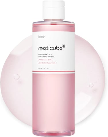 Medicube Salmon DNA PDRN Pink CICA Soothing Toner I Pink Glow Toner for Skin Boosting, Soothing and Calming, Uneven Skin Tone, Peptide &amp; Niacinamide, Korean Skin Care (250ml / 8.45 fl. oz.)