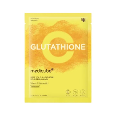 MEDICUBE DEEP VITA C GLUTATHIONE BRIGHTENING MASK 27ML 1`S