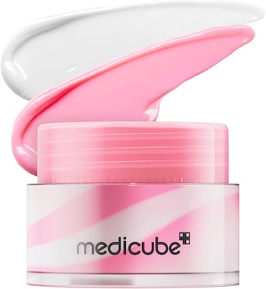 Medicube Pdrn Lip Sleeping Mask Glow Balm, Salmon Pdrn, Collagen, Shea Butter For Softer Lips, Long-Lasting Moisture, Overnight And Daily Lip Care, Korean Skincare 0.35 Oz.