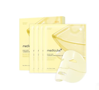 Medicube Kojic Acid Turmeric Brightening Gel Mask 28g, 4ea