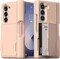 VRS Design Terra Guard Modern GO S [S-Pen Holder edition] for Samsung Galaxy Z Fold 6 case cover wallet with [2 Card Holder] compartment &amp; [Hinge Protection] - Pink Sand