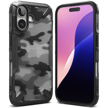 Ringke - iPhone 16 Plus Case Cover , Fusion X Design Series , Camo Black