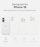 Ringke - iPhone 16 Case Cover , Fusion Magnetic Series , Clear