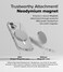 Ringke - iPhone 16 Case Cover , Fusion Magnetic Series , Matte Clear