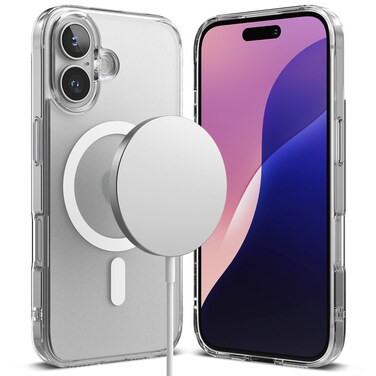 Ringke - iPhone 16 Case Cover , Fusion Magnetic Series , Matte Clear