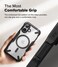 Ringke - iPhone 16 Case Cover Fusion X Magnetic Series - Black