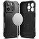 Ringke - iPhone 16 Pro Max Case Cover Rugged Gear Magnetic Series Back Phone Cover- Black