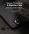 Ringke - iPhone 16 Pro Case , Rugged Gear Series [Compatible with MagSafe] Protective Phone Case Cover - Black
