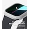 Ringke - Slim Case For Apple Watch 10 42mm, Bezel [Frame Only] Hard Polycarbonate Thin Cover- Clear + Dark Gray