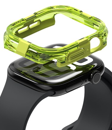 Ringke - Apple Watch 10 42 mm Case Cover Fusion Bumper Neon Green