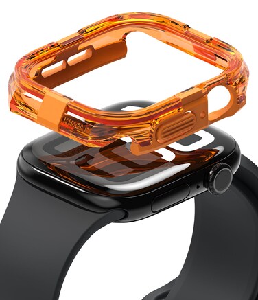 Ringke - Apple Watch 10 42 mm Case Cover Fusion Bumper Neon Orange