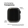 Ringke - Slim Case For Apple Watch 10 46mm, Bezel [Frame Only] Hard Polycarbonate Thin Cover- Clear + Matte Black
