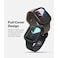 Ringke - Air Sports For Apple Watch 10 46mm Case Thin Soft Flexible Rugged TPU Raised Bezel Frame  Cover - Black