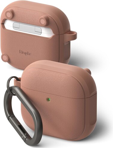 Ringke - AirPods 4 Case, Onyx Magnetic Series [Compatible with Magsafe Charger] - Constant Coral