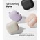 Ringke - Silicone Case for AirPods 4 , Anti-Scratch Shockproof Oil Smudge Proof Protective Cover with Keychain -Black