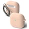 Ringke - Silicone Case for AirPods 4 , Anti-Scratch Shockproof Oil Smudge Proof Protective Cover with Keychain -Pink Sand