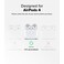 Ringke - Silicone Case for AirPods 4 , Anti-Scratch Shockproof Oil Smudge Proof Protective Cover with Keychain -Pink Sand