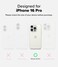 iPhone 16 Pro Case Cover Macaron Silicone Magnetic Series White