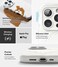 iPhone 16 Pro Case Cover Macaron Silicone Magnetic Series White
