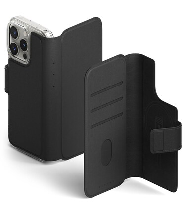 Ringke - iPhone 16 Pro Max / 16 Plus Case Cover Folio Wallet Magnetic Series - Black