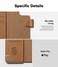Ringke - iPhone 16 Pro Max / 16 Plus Case Cover Folio Wallet Magnetic Series - Brown