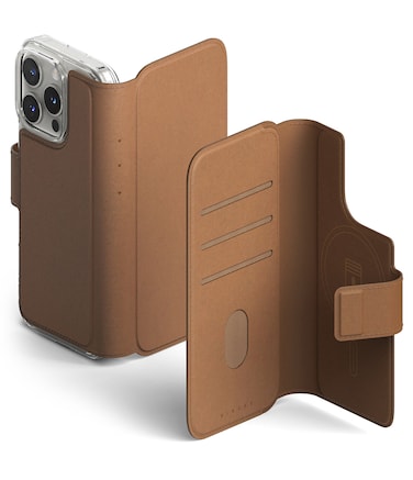 Ringke - iPhone 16 Pro Max / 16 Plus Case Cover Folio Wallet Magnetic Series - Brown