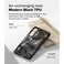Ringke Fusion-X Compatible with Samsung Galaxy S25 5G Case (2025) , Clear Hard Back with Shockproof Protective Bumper Phone Cover for Galaxy S25 - Camo Black