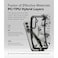 Ringke Fusion-X Case Compatible with Samsung Galaxy S25 Plus 5G Case (2025) , Clear Hard Back with Shockproof Protective Bumper Phone Cover for S25 Plus - Camo Black