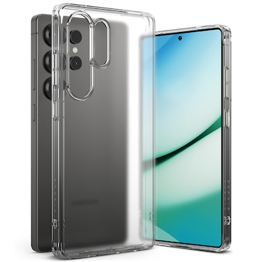 Ringke Fusion Compatible with Samsung Galaxy S25 Ultra 5G Case (2025) , Anti-Fingerprint Transparent Thin Hard Back Shockproof TPU Protective Bumper Phone Cover - Matte Clear