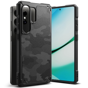 Ringke Rugged Gear Compatible with Samsung S25 Ultra Case Cover (2025), [Compatible with MagSafe], Shockproof Phone Bumper Cover for Galaxy S25 Ultra - Camo Black