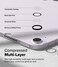 Ringke - iPad Air 11 inch (M2), 13 inch (M2) Camera Lens Frame Glass lens Protector 2pack