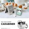 VRS Design Modern Lock compatible with Samsung Galaxy Buds3 case and Galaxy Buds 3 Pro case cover (2024) Secure Lock Protection with Carabiner - Marine Green