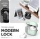 VRS Design Modern Lock compatible with Samsung Galaxy Buds3 case and Galaxy Buds 3 Pro case cover (2024) Secure Lock Protection with Carabiner - Metal Black