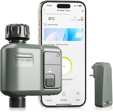 Egardenkart, WiFi Irrigation Timer - Water Timer for Garden   Watering Timer for Automatic Irrigation System   Automatic Watering for Plants