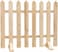 Egardenkart Wooden Picket Fence - 80x100cm   Decorative Garden Fence with Standing Foot   Outdoor Wooden Fence for Garden Landscaping, Plant Protection & Border Fencing