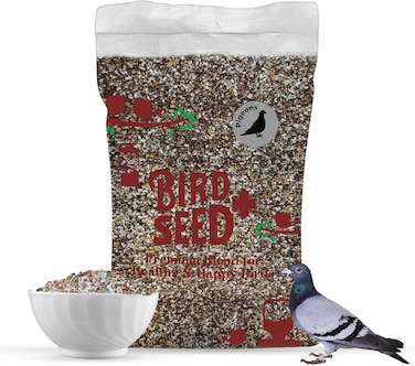 Egardenkart® Bird Food Mix for Pigeon - 8kg, Pigeon Food   Premium Bird Feed for Domestic Pigeon   Nutritionally Complete Bird Seed Mix for Dove, Wild Pigeon And Large Wild Birds (8kgs, Pigeon)