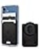 Spigen Valentinus (MagFit) Magnetic Wallet Card Holder [3 cards] for Samsung Galaxy S25 series with Magnetic case only and MagSafe compatible with iPhone 16/15/14/13/12 Models - Black