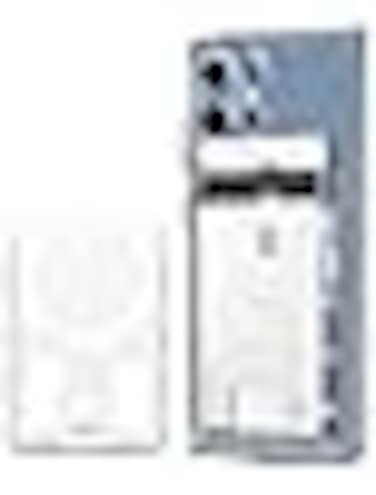 Spigen Ultra Hybrid (MagFit) Magnetic Wallet Card Holder [3 cards] for Samsung Galaxy S25 series with Magnetic case only and MagSafe compatible with iPhone 16/15/14/13/12 Models - Crystal Clear