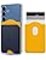 Spigen Nano Pop (MagFit) Magnetic Wallet Card Holder [3 cards] for Samsung Galaxy S25 series with Magnetic case only and MagSafe compatible with iPhone 16/15/14/13/12 Models - Blueberry Navy