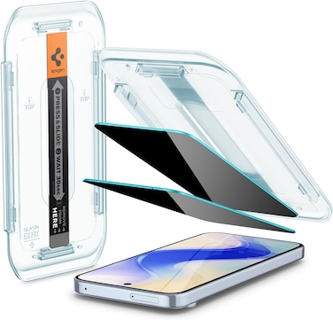Spigen GLAStR EZ FIT [PRIVACY 2 Pack] for Google Pixel 9 Pro XL   Pixel 10 Pro XL Privacy Screen Protector Premium Tempered Glass with Auto Align technology - 2 PACK