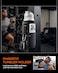 Spigen Life Magnetic Gym Bag Tumbler Carrier Holder for 20oz&ndash;40oz Water Bottle with Molle System, Mobile Phone Pocket Storage, Drawstring/Cord Lock, D-Ring Strap, Waterproof