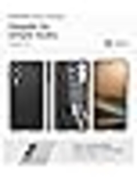 Spigen Liquid Air designed for Samsung Galaxy S25 EDGE case cover (2025) - Matte Black