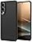 Spigen Liquid Air designed for Samsung Galaxy S25 EDGE case cover (2025) - Matte Black