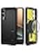 Spigen Tough Armor MagFit AI for Samsung Galaxy S25 EDGE case cover [MagSafe Compatible] - Black
