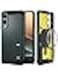 Spigen Tough Armor MagFit AI for Samsung Galaxy S25 EDGE case cover [MagSafe Compatible] - Abyss Green
