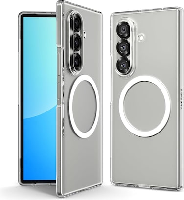 Spigen Air Skin MagFit for Samsung Galaxy Z Fold 7 case [MagSafe compatible] cover (2025) - Clear White