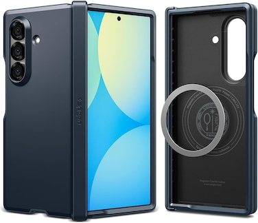 Spigen Tough Armor Pro MagFit for Samsung Galaxy Z Fold 7 case [MagSafe compatible] cover (2025) - Metal Slate