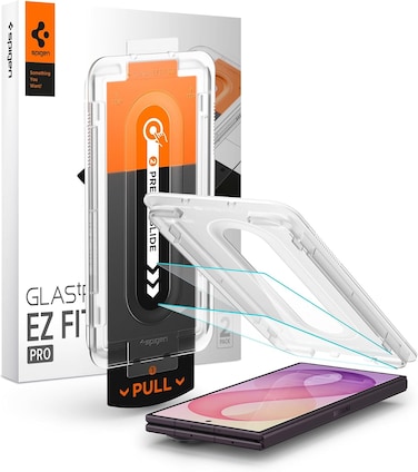 Spigen GLAStR EZ Fit PRO for Samsung Galaxy Z Fold 8 ULTRA Screen Protector   Z Fold 7 Front Screen Premium Tempered Glass Auto Align [2 PACK]