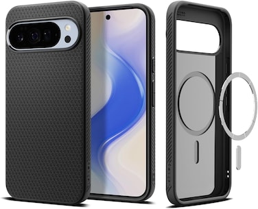 Spigen Liquid Air MagFit for Google Pixel 10 case Pixel 10 PRO case cover [Pixelsnap and MagSafe compatible] - Matte Black